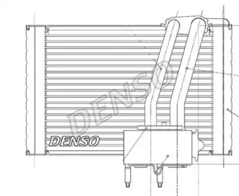 Испаритель, кондиционер DENSO DEV07005