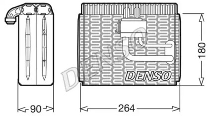 Испаритель DENSO DEV09004