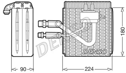 Испаритель DENSO DEV09005