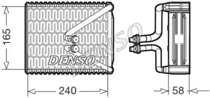 Испаритель DENSO DEV09080