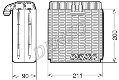 Испаритель DENSO DEV12001