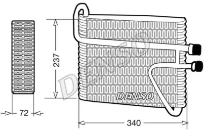 Испаритель DENSO DEV33002