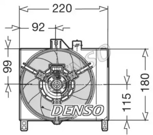 Вентилятор DENSO DER16003