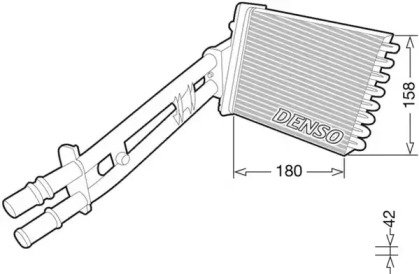 Теплообменник DENSO DRR09043