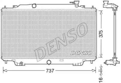 Теплообменник DENSO DRM44042