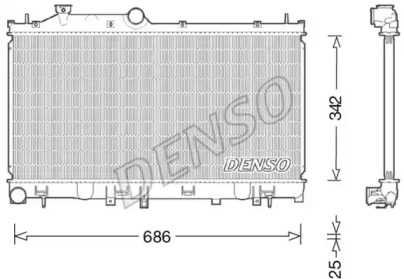 Теплообменник DENSO DRM36022