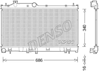 Теплообменник DENSO DRM36021