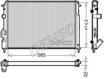 Теплообменник DENSO DRM23034