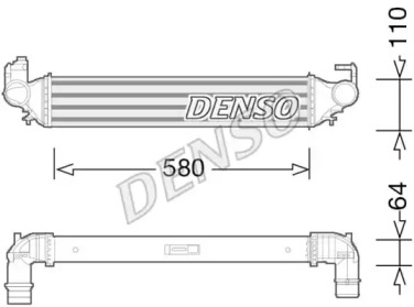 Интеркулер DENSO DIT09117