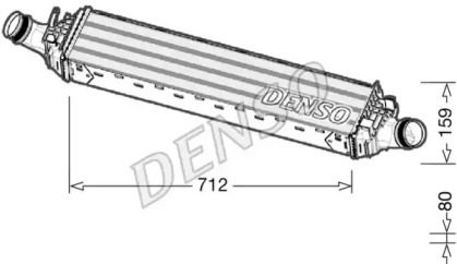 Интеркулер DENSO DIT02038