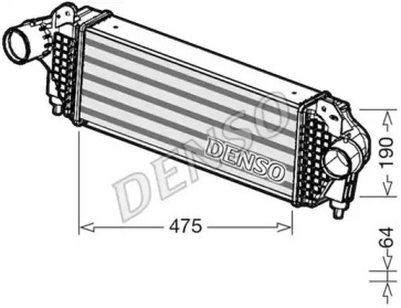 Интеркулер DENSO DIT01005