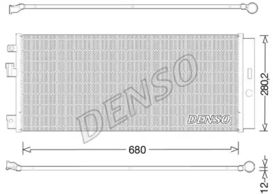 Конденсатор, кондиционер DENSO DCN20023