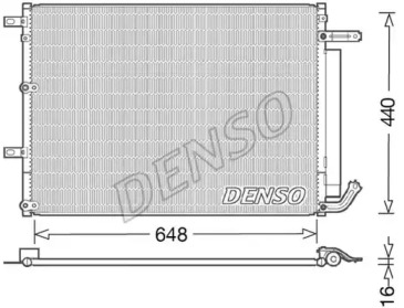 Конденсатор, кондиционер DENSO DCN06018