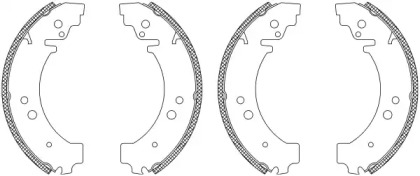 Комлект тормозных накладок MINTEX MSK026