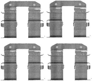 Комплектующие, колодки дискового тормоза MINTEX MBA1734