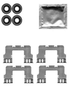 Комплектующие, колодки дискового тормоза MINTEX MBA1785