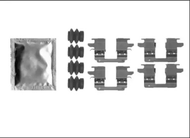 Комплектующие, тормозная колодка MINTEX MBA5