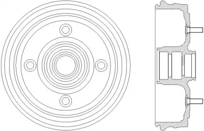 Тормозный барабан MINTEX MBD094