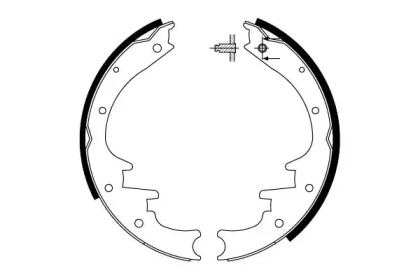 Комлект тормозных накладок MINTEX MFR419