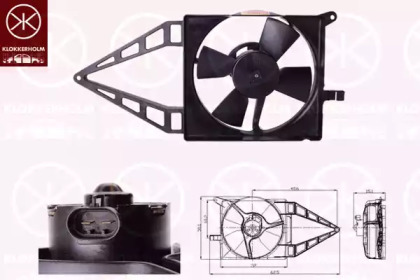 Вентилятор KLOKKERHOLM 50222602