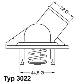 Термостат WAHLER 3022.87D