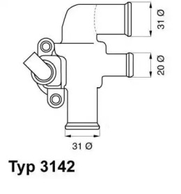 Термостат WAHLER 3142.90D