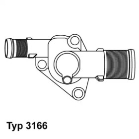 Термостат WAHLER 3166.89D