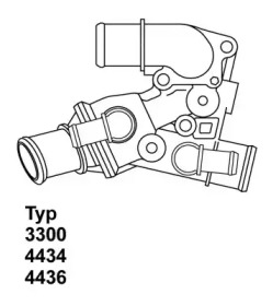 Термостат WAHLER 4436.80D