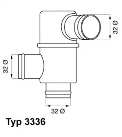 Термостат WAHLER 3336.83