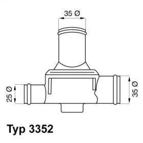 Термостат WAHLER 3352.80