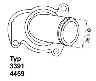 Термостат WAHLER 4459.92D