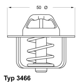 Термостат WAHLER 3466.89D