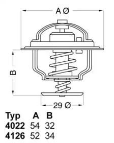 Термостат WAHLER 4126.88