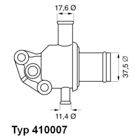 Термостат WAHLER 410007.87D