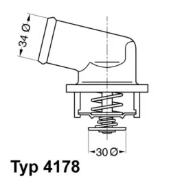 Термостат WAHLER 4178.92D