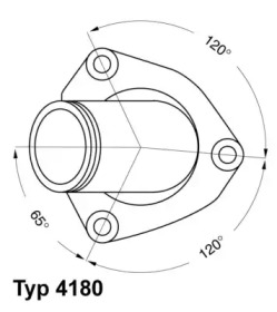 Термостат WAHLER 4180.82D