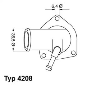 Термостат WAHLER 4208.92D