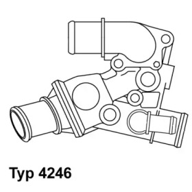 Термостат WAHLER 4246.80D