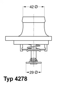 Термостат WAHLER 4278.80D