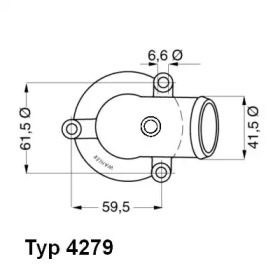 Термостат WAHLER 4279.87D