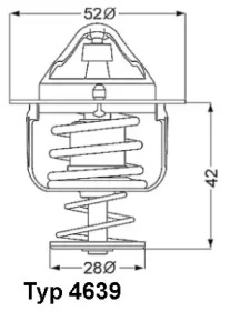 Термостат WAHLER 4639.82D