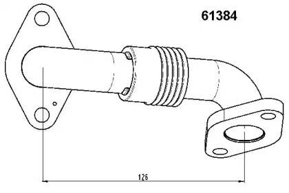 Трубопровод WAHLER 61384D