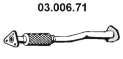 Труба выхлопного газа EBERSPÄCHER 03.006.71