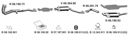 Глушитель EBERSPÄCHER 082277