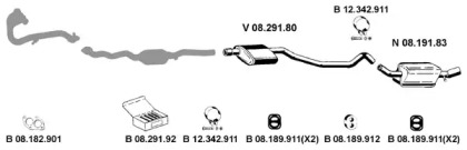 Глушитель EBERSPÄCHER 082289