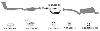 Глушитель EBERSPÄCHER 232008