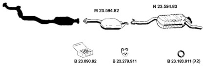 Глушитель EBERSPÄCHER 232169