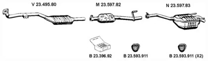 Система выпуска ОГ EBERSPÄCHER 232451