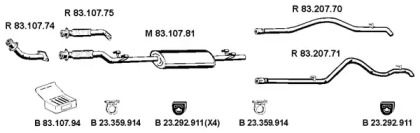 Глушитель EBERSPÄCHER 232356