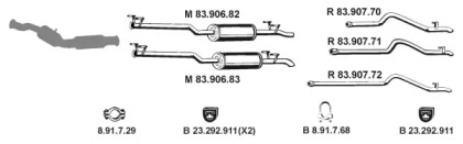 Глушитель EBERSPÄCHER 232602